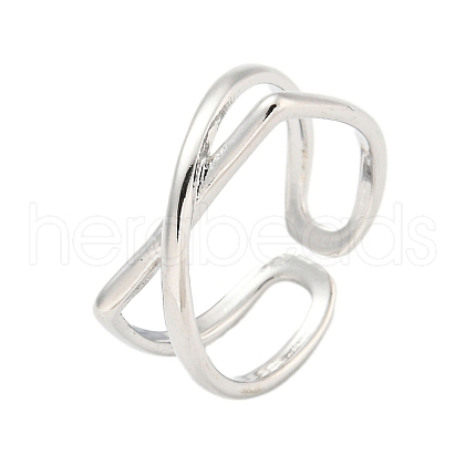 Brass Open Cuff Ring RJEW-M175-01P-1