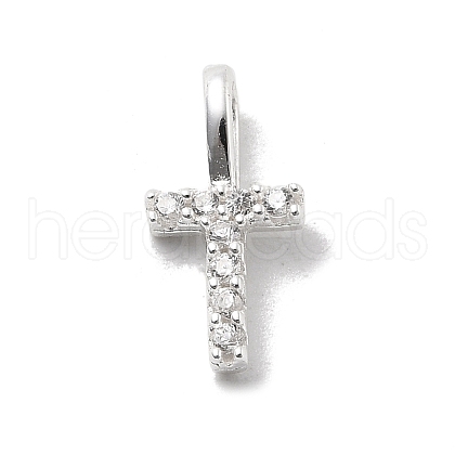925 Sterling Silver with Cubic Zirconia Charms STER-Q004-01T-S-1