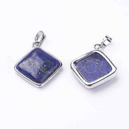 Natural Lapis Lazuli Pendants G-E420-05P-1