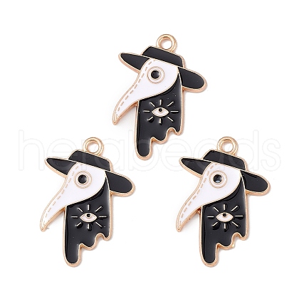 Alloy Enamel Pendants ENAM-M054-05KCG-1