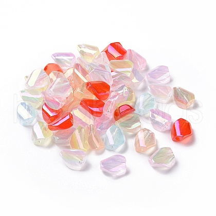 Transparent Acrylic Imitation Jelly Beads OACR-P011-10C-1