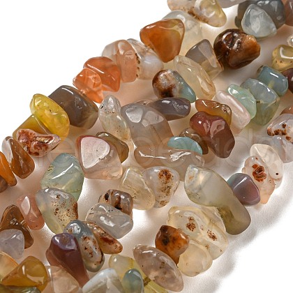 Natural YanYuan Agate Beads Strands G-M205-93-1