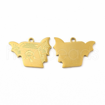 Ion Plating(IP) 304 Stainless Steel Pendants STAS-F290-19G-1