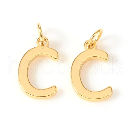 Brass Charms X-KK-I672-01C-G-1