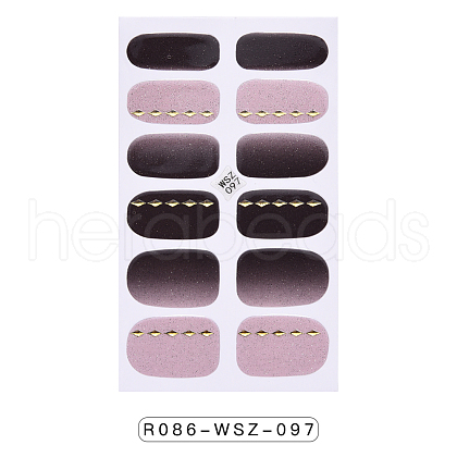 Full Wrap Gradient Nail Polish Stickers MRMJ-R086-WSZ-097-1