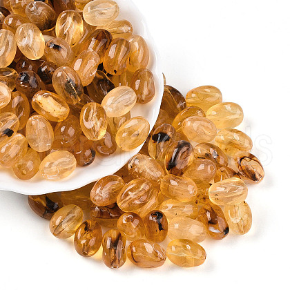 Transparent Acrylic Beads TACR-T028-38F-1