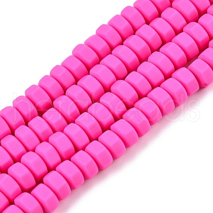 Handmade Polymer Clay Beads Strand CLAY-T021-01I-1