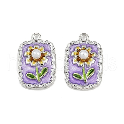 Alloy Enamel Pendants PALLOY-P311-01C-P-1