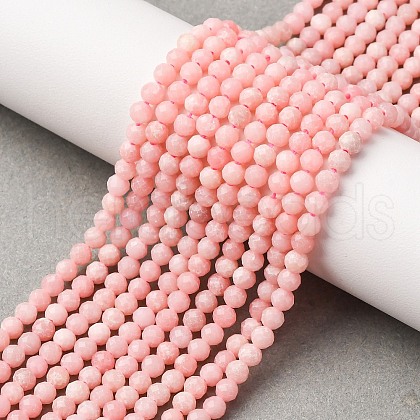 Natural Pink Opal Beads Strands G-C196-A01-3mm-1