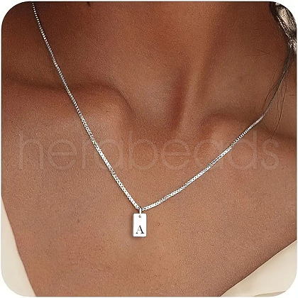 304 Stainless Steel Box Chain Necklaces FS-WG1FEB4-03-1