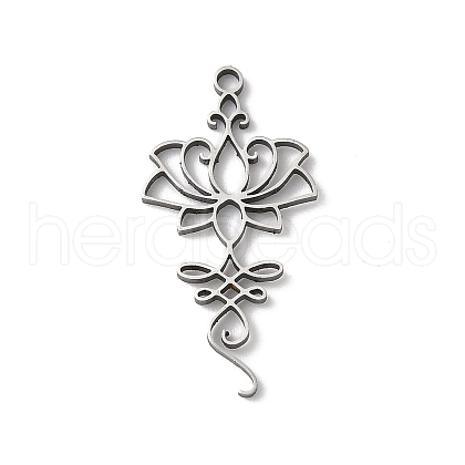 201 Stainless Steel Pendants STAS-K298-02P-1-1