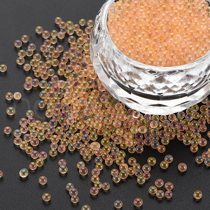 DIY Nail Art Decoration Mini Glass Beads MRMJ-N028-001A-B12-1