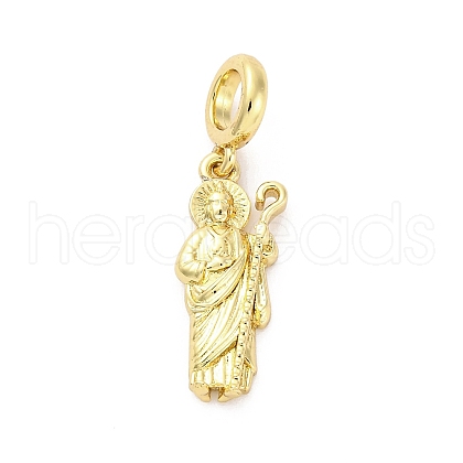 Brass Saint European Dangle Charms KK-D325-26G-03-1