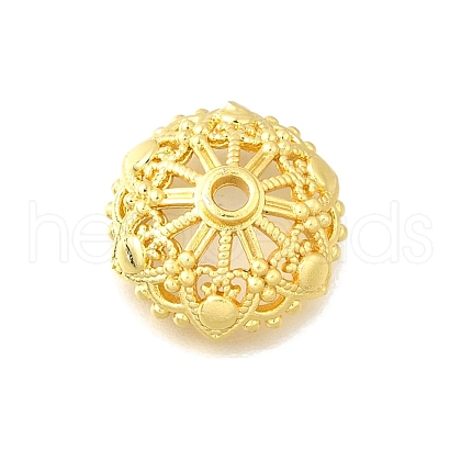 Brass Bead Caps KK-P306-03G-1