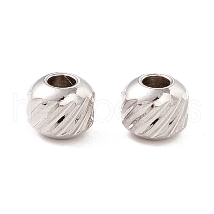 Tarnish Resistant 201 Stainless Steel Beads STAS-A057-04B-P-1