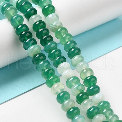 Natural Agate Beads Strands G-H295-C03-15-1