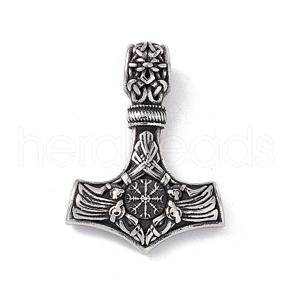 304 Stainless Steel Manual Polishing Pendants X-STAS-G267-22AS-1