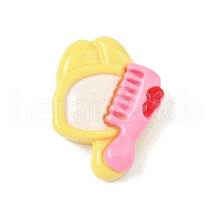 Cute Opaque Resin Cabochons RESI-L046-E03-1