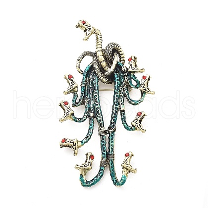 Hydra Enamel Pins JEWB-E041-07AB-04-1