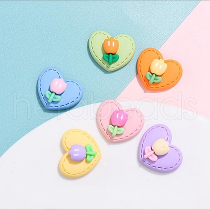 Opaque Resin Cabochons CRES-A050-16-1
