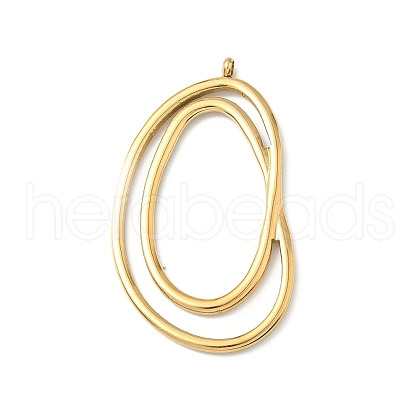 304 Stainless Steel Big Pendants STAS-S182-01G-1