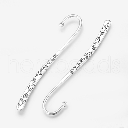 Antique Silver Tibetan Silver Bookmark Findings X-LF1678Y-1