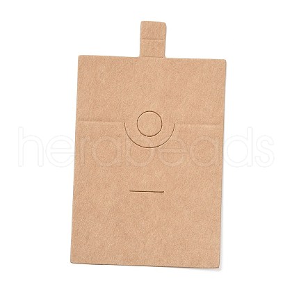 Blank Kraft Paper Ring Display Cards CDIS-G005-13-1