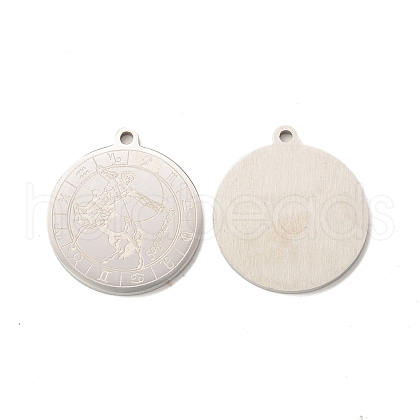 Non-Tarnish 304 Stainless Steel Pendants STAS-A074-03B-P-1