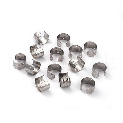 304 Stainless Steel Ear Cuff Findings STAS-H151-12P-1