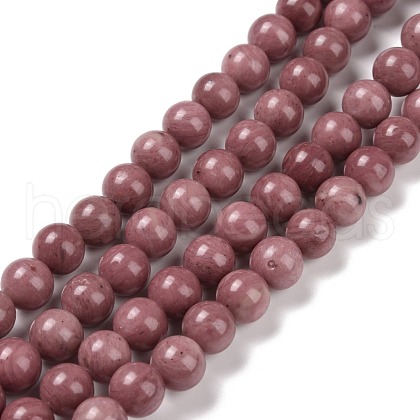 Grade A Natural Rhodonite Beads Strands G-E571-23B-1