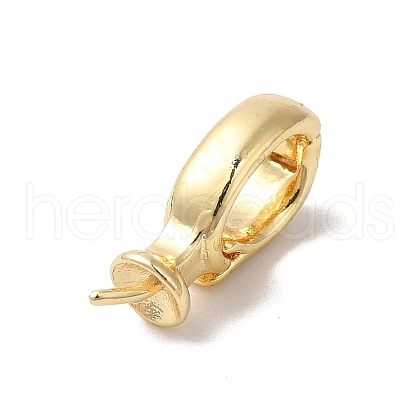 Brass Pendant Bails KK-H483-15G-1