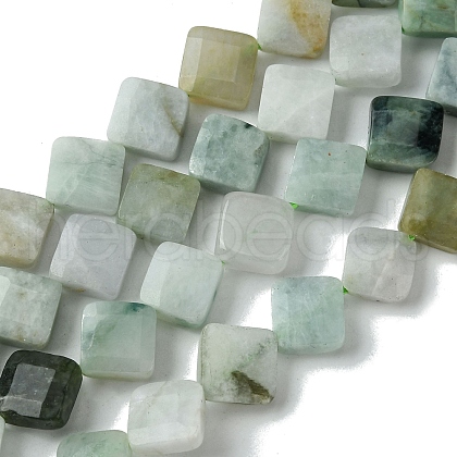 Natural Myanmar Jadeite Beads Strands G-A092-D01-01-1
