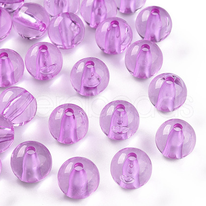 Transparent Acrylic Beads MACR-S370-A12mm-740-1