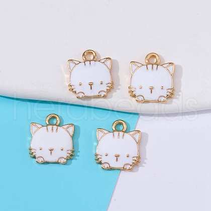 Alloy Enamel Pendants PW-WG13789-04-1
