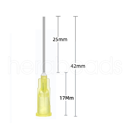 Plastic & Stainless Steel Fluid Precision Blunt Needle Dispense Tips TOOL-WH0053-47F-1