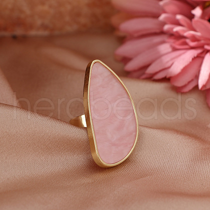Alloy & Resin Adjustable Cuff Rings for Women FS-WG8A526-01-1