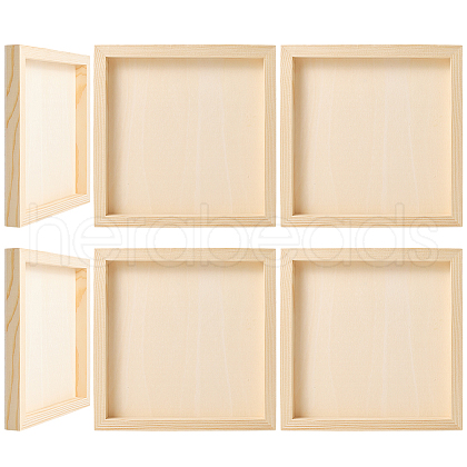 DIY Children Wood Decoration Clay Picture Frame WOOD-WH20008-07J-1