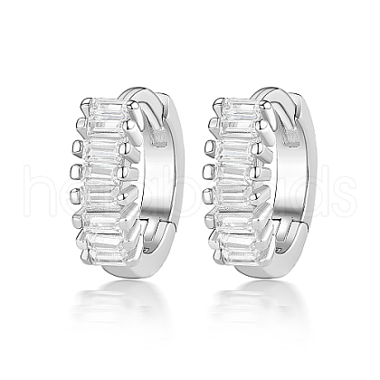 Cubic Zirconia Hoop Earrings DI7487-02-1