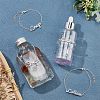 Olycraft 8Pcs 2 Style Word Lotion & Soap Alloy Link Bracelets Set BJEW-OC0001-07S-5