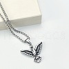 Retro Stainless Steel Bird Pendant Necklaces for Men AF9259-3