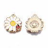 Eco-Friendly Alloy Enamel Pendants X-ENAM-T011-89-NR-3