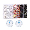 1400Pcs 7 Style Acrylic Letter Beads MACR-YW0001-28-1
