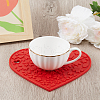 Gorgecraft 2Pcs Silicone Hot Mats for Hot Dishes AJEW-GF0008-30-4