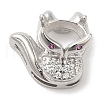 Brass Crystal Rhinestone Pendant Cabochon Settings KK-D033-03P-1