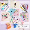 12Pcs 6 Style Food Grade Eco-Friendly Silicone Focal Beads SIL-SZ0001-20-6