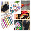 60G 12 Colors Resin Rhinestone Nail Art Decoration Accessories KY-TA0001-28-8