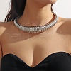 Chunky Alloy Snake Chain Choker Necklaces for Women FS-WG830F0-02-2