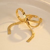 304 Stainless Steel Open Cuff Rings RJEW-R023-03G-01-1