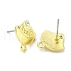 Rack Plating Alloy Stud Earring Finding FIND-C053-05G-01-2