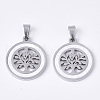 201 Stainless Steel Pendants STAS-N089-71P-1